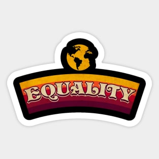 World Equality Sticker